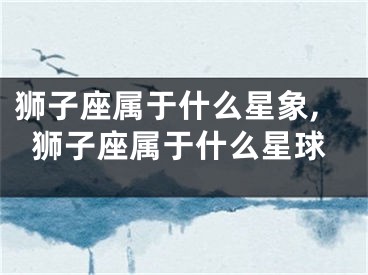 狮子座属于什么星象,狮子座属于什么星球
