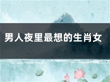 男人夜里最想的生肖女