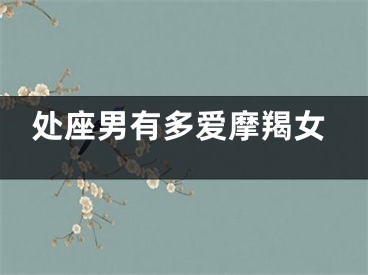 处座男有多爱摩羯女