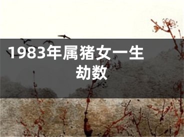 1983年属猪女一生劫数