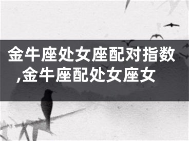 金牛座处女座配对指数,金牛座配处女座女