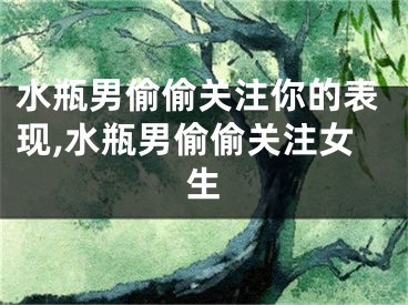 水瓶男偷偷关注你的表现,水瓶男偷偷关注女生