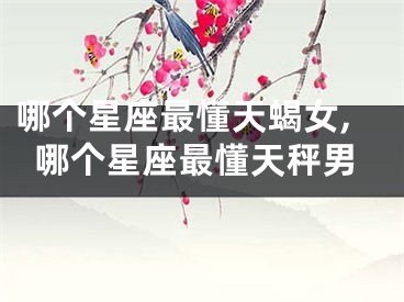 哪个星座最懂天蝎女,哪个星座最懂天秤男