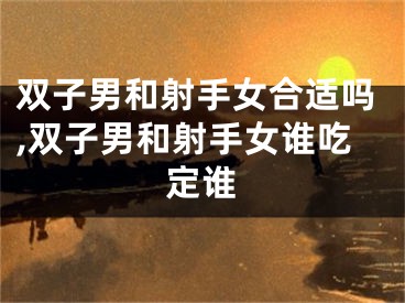 双子男和射手女合适吗,双子男和射手女谁吃定谁