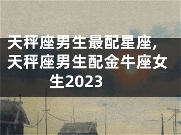 天秤座男生最配星座,天秤座男生配金牛座女生2023