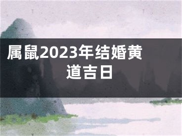 属鼠2023年结婚黄道吉日