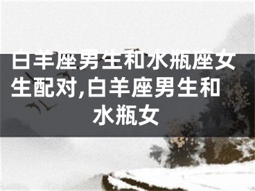 白羊座男生和水瓶座女生配对,白羊座男生和水瓶女