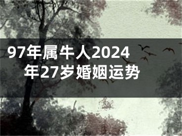 97年属牛人2024年27岁婚姻运势