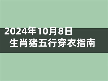 2024年10月8日生肖猪五行穿衣指南