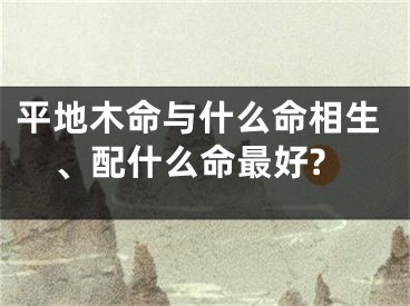 平地木命与什么命相生、配什么命最好?