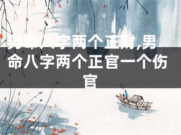 男命八字两个正财,男命八字两个正官一个伤官