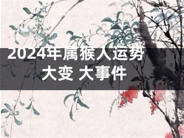 2024年属猴人运势大变 大事件