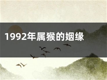 1992年属猴的姻缘