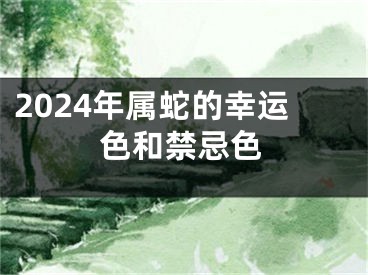2024年属蛇的幸运色和禁忌色