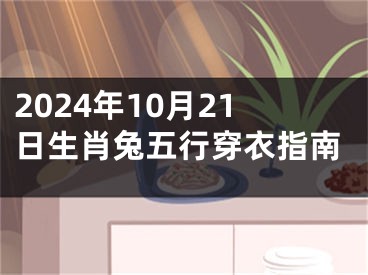2024年10月21日生肖兔五行穿衣指南