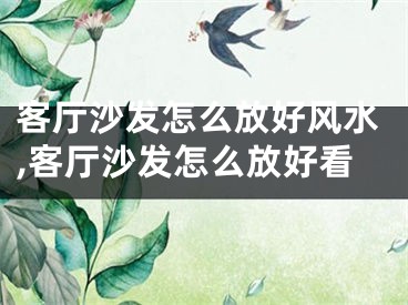 客厅沙发怎么放好风水,客厅沙发怎么放好看