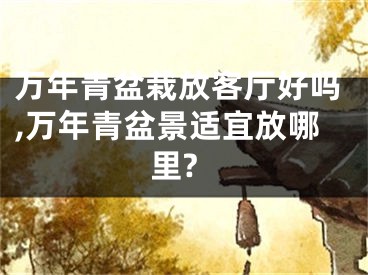 万年青盆栽放客厅好吗,万年青盆景适宜放哪里?