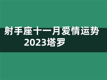 射手座十一月爱情运势2023塔罗