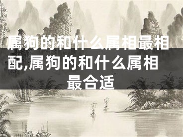 属狗的和什么属相最相配,属狗的和什么属相最合适