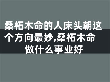 桑柘木命的人床头朝这个方向最妙,桑柘木命做什么事业好