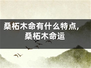 桑柘木命有什么特点,桑柘木命运