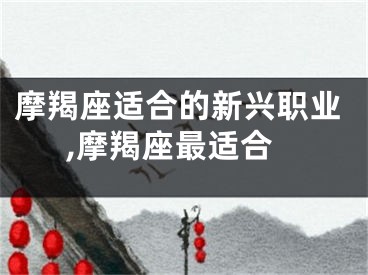 摩羯座适合的新兴职业,摩羯座最适合