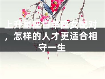 上升星座白羊座女配对，怎样的人才更适合相守一生