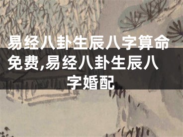 易经八卦生辰八字算命免费,易经八卦生辰八字婚配