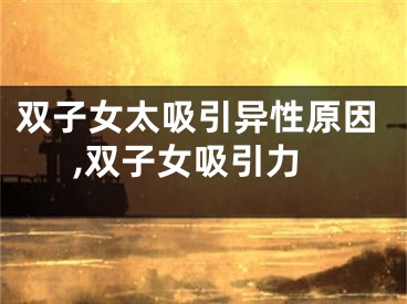 双子女太吸引异性原因,双子女吸引力