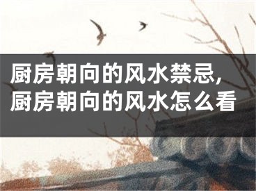 厨房朝向的风水禁忌,厨房朝向的风水怎么看