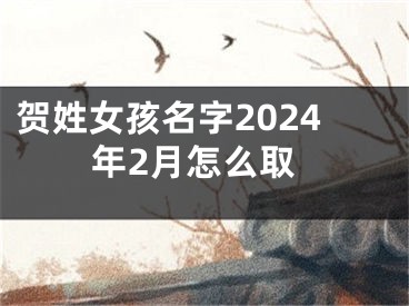 贺姓女孩名字2024年2月怎么取