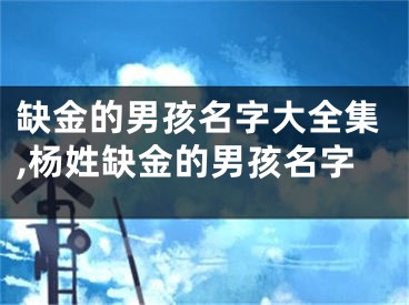 缺金的男孩名字大全集,杨姓缺金的男孩名字