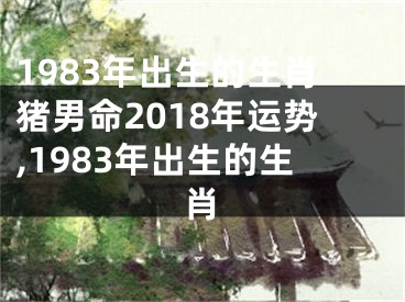 1983年出生的生肖猪男命2018年运势,1983年出生的生肖