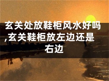 玄关处放鞋柜风水好吗,玄关鞋柜放左边还是右边