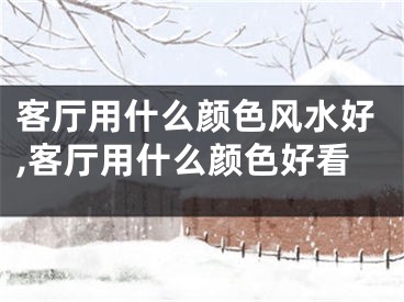 客厅用什么颜色风水好,客厅用什么颜色好看