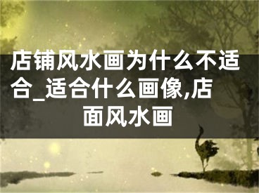 店铺风水画为什么不适合_适合什么画像,店面风水画