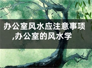 办公室风水应注意事项,办公室的风水学