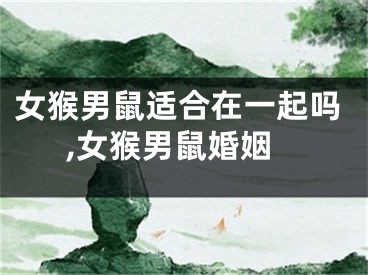 女猴男鼠适合在一起吗,女猴男鼠婚姻