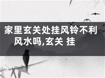 家里玄关处挂风铃不利风水吗,玄关 挂