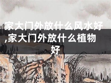家大门外放什么风水好,家大门外放什么植物好
