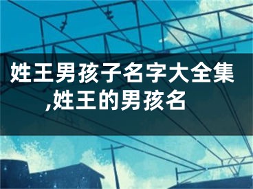 姓王男孩子名字大全集,姓王的男孩名