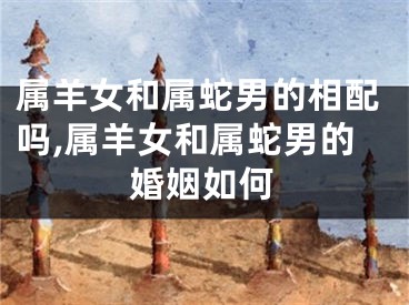 属羊女和属蛇男的相配吗,属羊女和属蛇男的婚姻如何