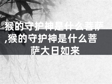 猴的守护神是什么菩萨,猴的守护神是什么菩萨大日如来