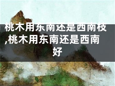 桃木用东南还是西南枝,桃木用东南还是西南好