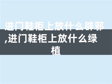 进门鞋柜上放什么辟邪,进门鞋柜上放什么绿植