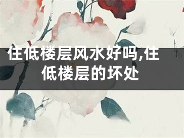 住低楼层风水好吗,住低楼层的坏处