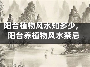 阳台植物风水知多少,阳台养植物风水禁忌