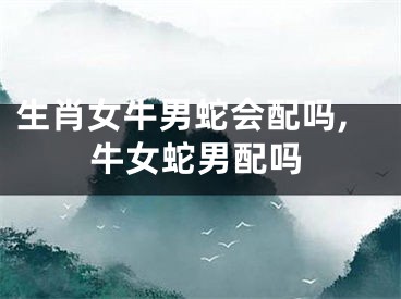 生肖女牛男蛇会配吗,牛女蛇男配吗