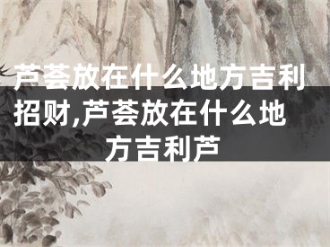 芦荟放在什么地方吉利招财,芦荟放在什么地方吉利芦