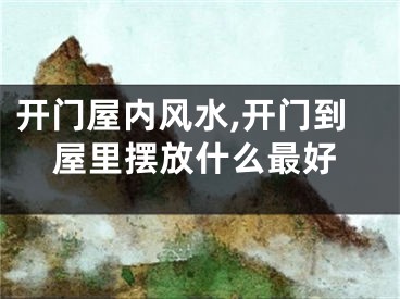 开门屋内风水,开门到屋里摆放什么最好
